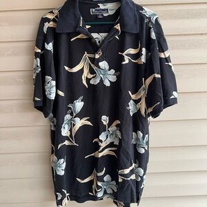Island Tropic floral polo shirt